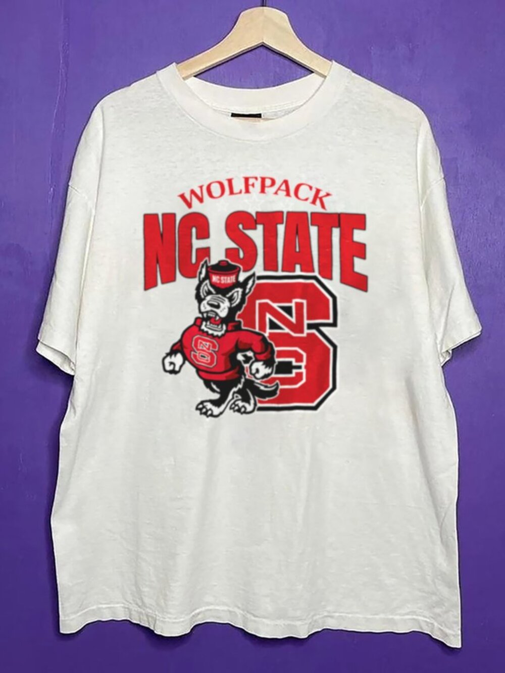 Vintage 90s NC State Wolfpack Football Shirt, North Carolina State University